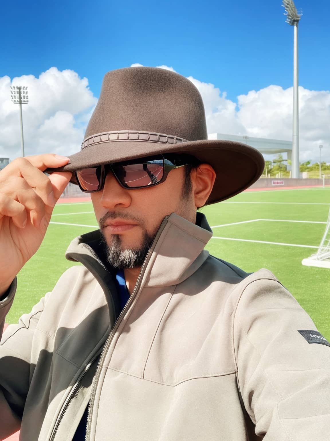 Wasseem Khayrattee with cowboy hat